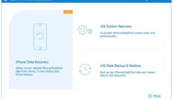 AnyMP4 Free iPhone Data Recovery screenshot