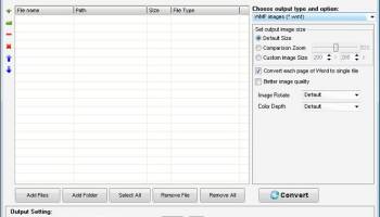Ailt Word to WMF Converter screenshot