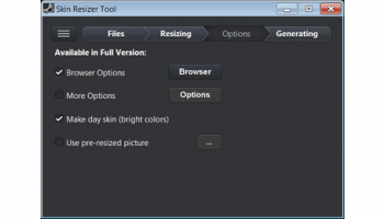 Skin Resizer Tool screenshot