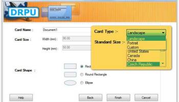 Business Card Designing Software screenshot