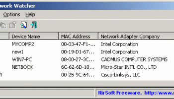 Portable Wireless Network Watcher screenshot