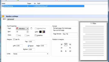 A-PDF Number Pro screenshot