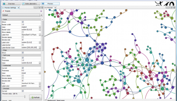 Gephi screenshot