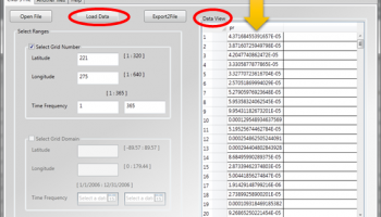 Netcdf-Extractor screenshot