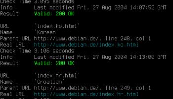 LinkChecker Portable screenshot