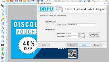 Card and Label Designing Software screenshot