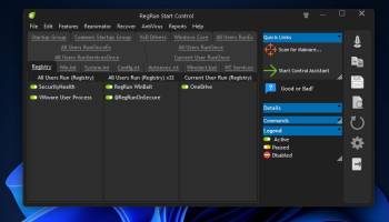 RegRun Security Suite Pro screenshot