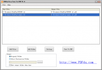 PDFdu Free Text To PDF Converter screenshot