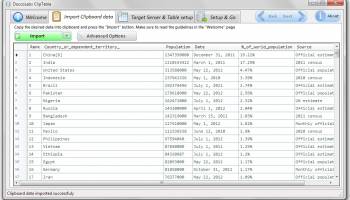 ClipTable screenshot