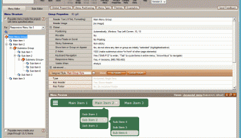 AllWebMenus Pro screenshot