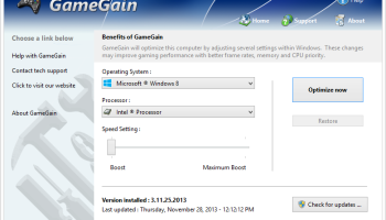 GameGain screenshot