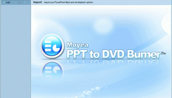 Moyea PPT to DVD Burner Pro screenshot