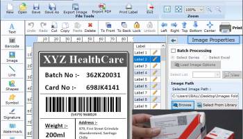 Generate Healthcare Barcode screenshot