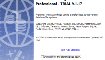 Database Migration Toolkit screenshot