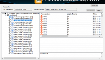 SysinfoTools SQL Log Analyzer Tool screenshot