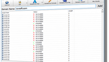 Domain Checker screenshot