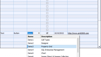 FlexCell Grid Control for ActiveX screenshot