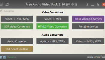 Free Audio Video Pack screenshot