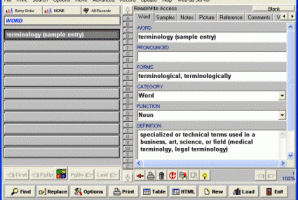 Dictionary Organizer Deluxe screenshot