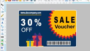 Badges Designing Software screenshot