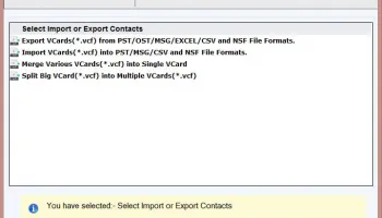 GainTools Address Book Manager screenshot