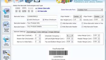 Library Barcode Labels screenshot