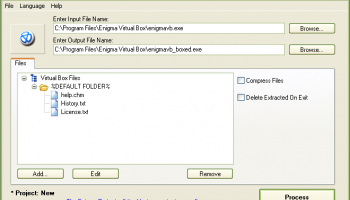 Enigma Virtual Box screenshot
