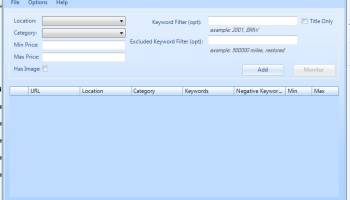Craigslist Notifier screenshot