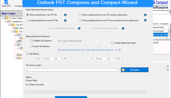 PST Compress and Compact Software screenshot