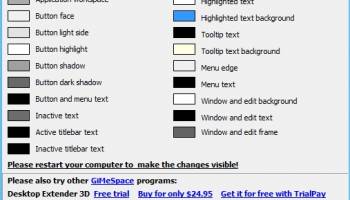 GiMeSpace Win 8 & 10 Color Changer screenshot