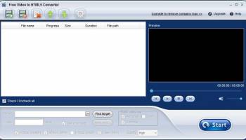 Free Video to HTML5 Converter screenshot