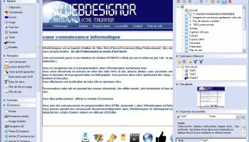 XWebDesignor screenshot