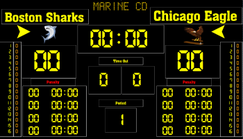Eguasoft Handball Scoreboard screenshot