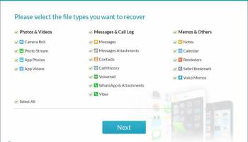 Gihosoft iPhone Data Recovery Free screenshot