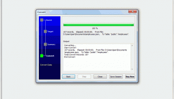 JsonToPostgres screenshot