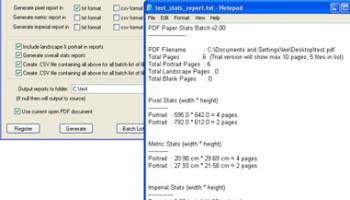 PDF Paper Stats Batch screenshot
