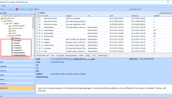 Outlook OST to PDF Converter screenshot
