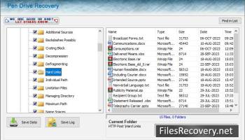 Files Recovery Pen Drive screenshot