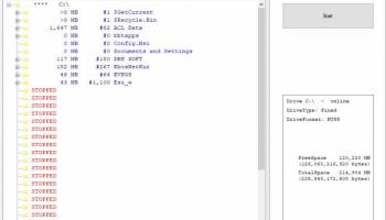 isimSoftware FolderSize screenshot