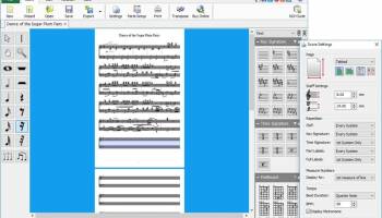Crescendo Music Notation Masters Edition screenshot