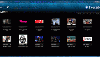 TVersity Media Server screenshot