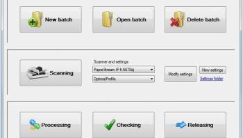 Oculens Document Imaging Solution Pack screenshot