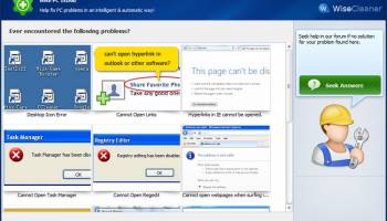 Wise PC 1stAid screenshot