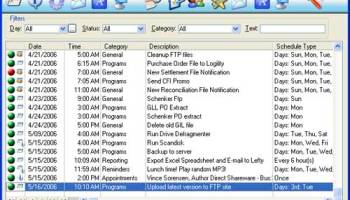 Schedule Wizard screenshot