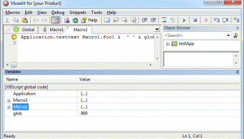 VbsEdit Embedded screenshot