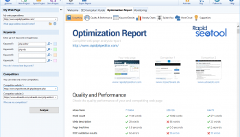 Rapid SEO Tool screenshot