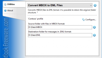 Convert MBOX to EML Files screenshot