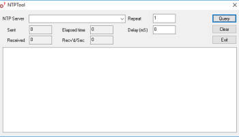NTP Server Tool screenshot