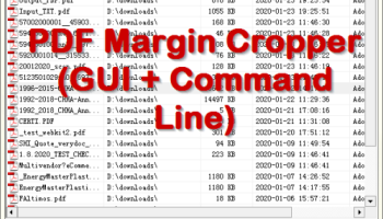 VeryUtils PDF Margin Cropper screenshot