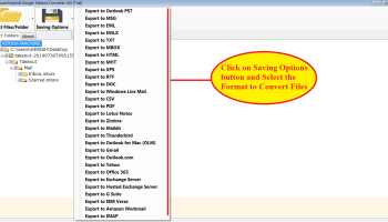 Google Takeout Extractor Converter screenshot